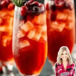 Poinsettia Cocktail (Cranberry Champagne Cocktail) First Image