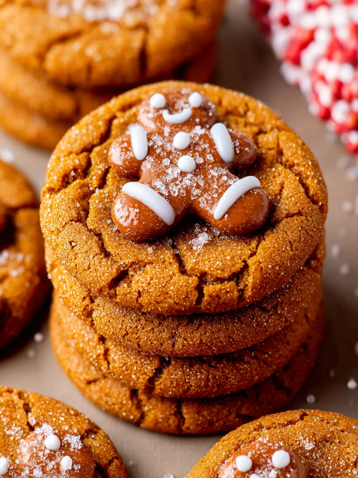 Soft Molasses Cookies First Image