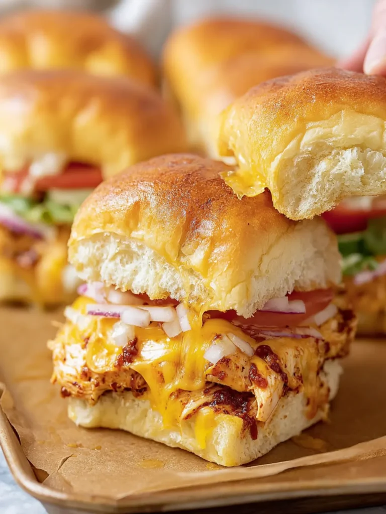BBQ Chicken Sliders First Image