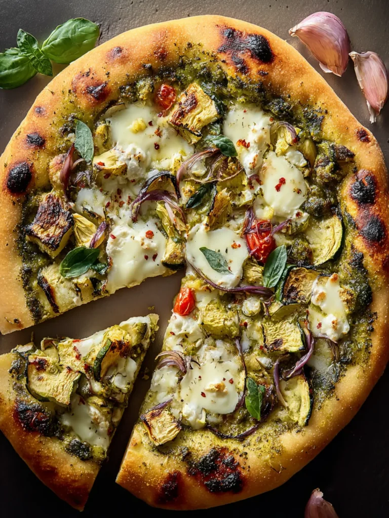 Irresistible Green Goddess Veggie Pizza Recipe You’ll Love First Image