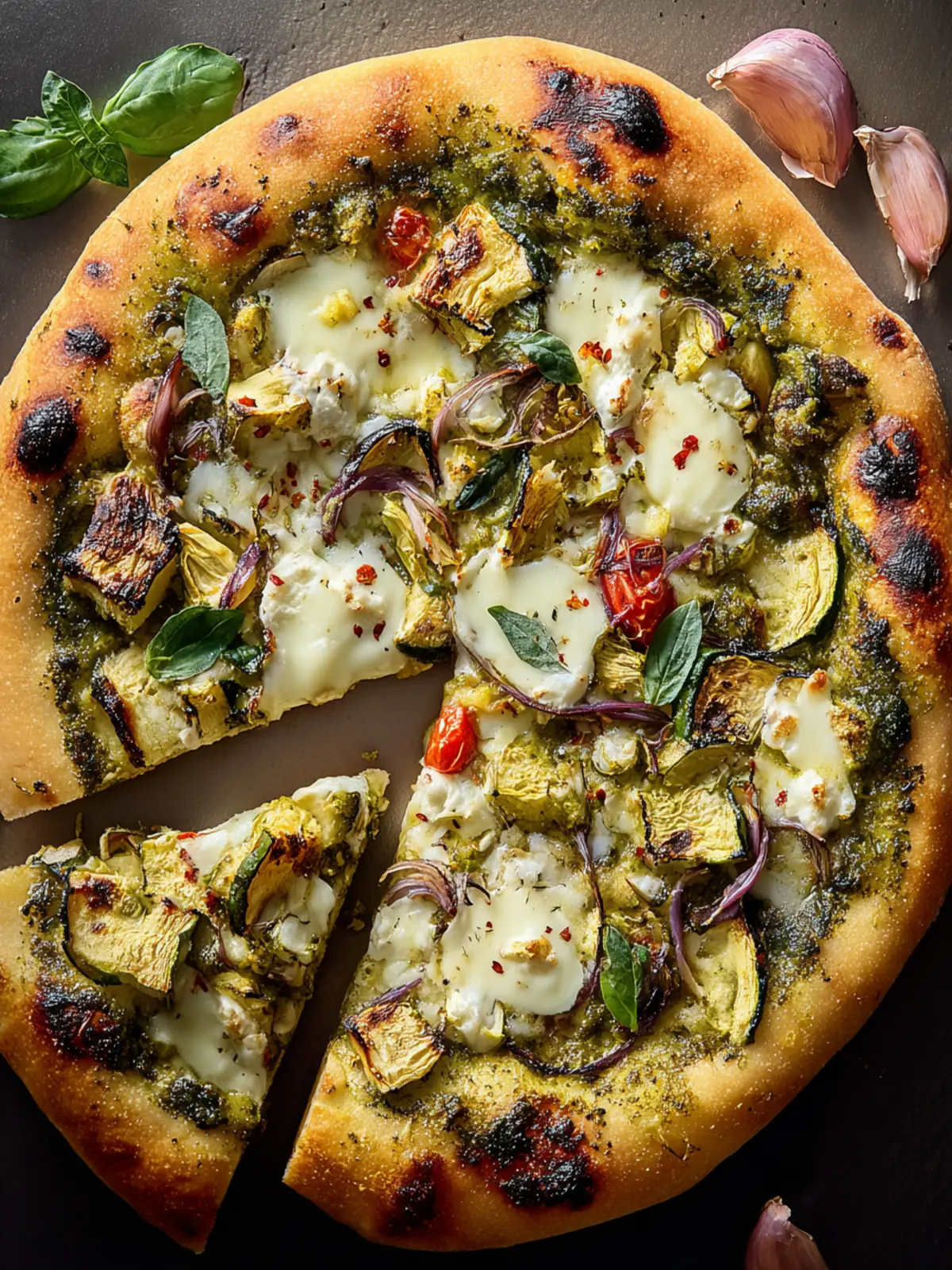 Irresistible Green Goddess Veggie Pizza Recipe You’ll Love First Image