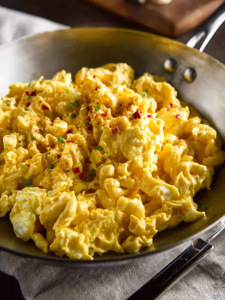 Peppery Scrambled Macaroni & Eggs First Image