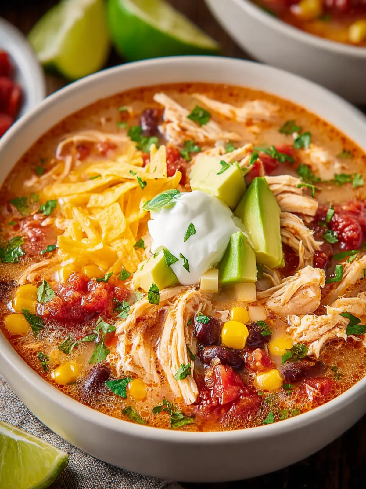 Best Chicken Tortilla Soup Recipe First Image