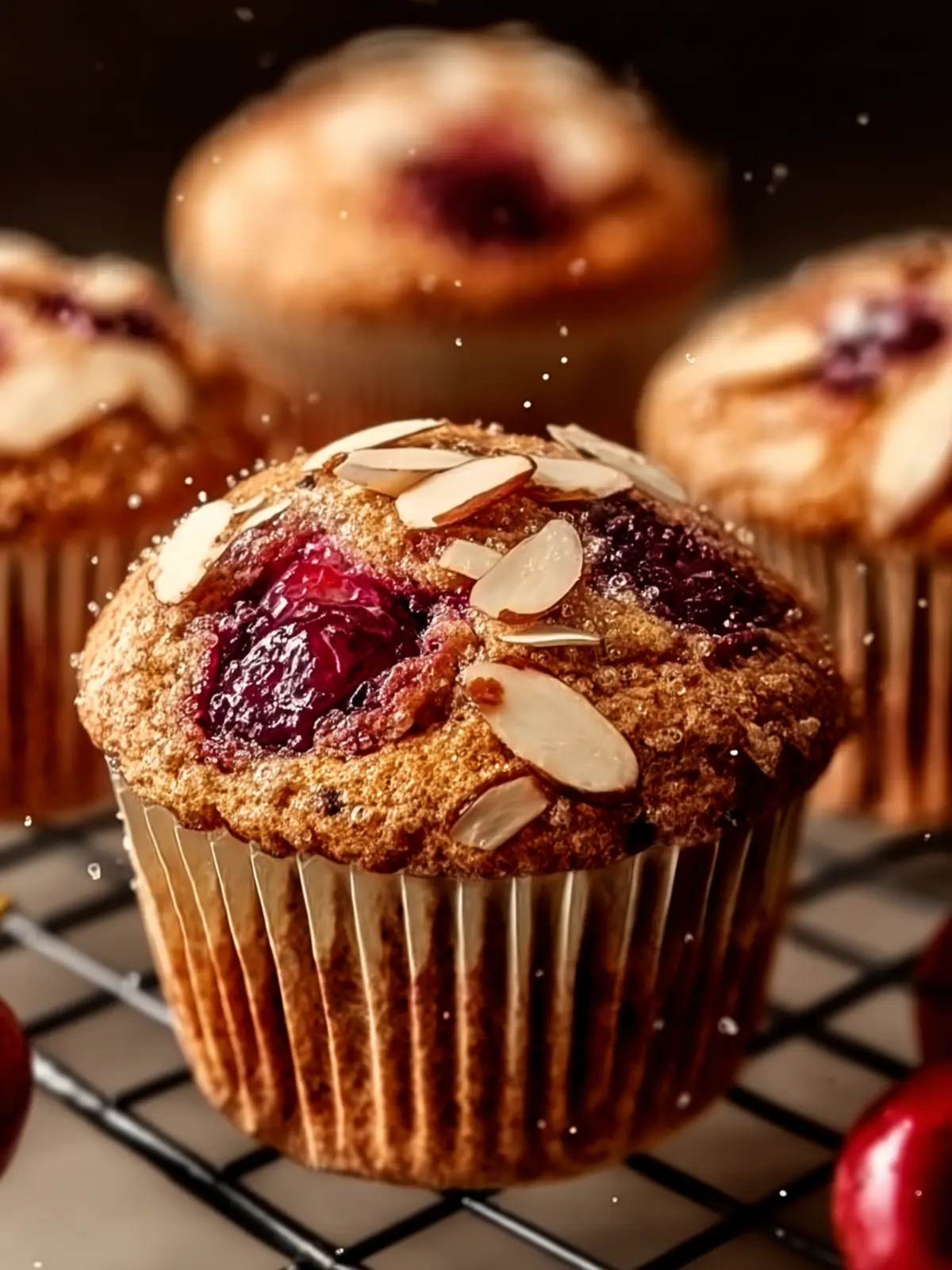 Irresistible Almond Cherry Muffins Recipe You'll Love First Image