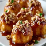 Apple Pecan Bites with Caramel Sauce First Image