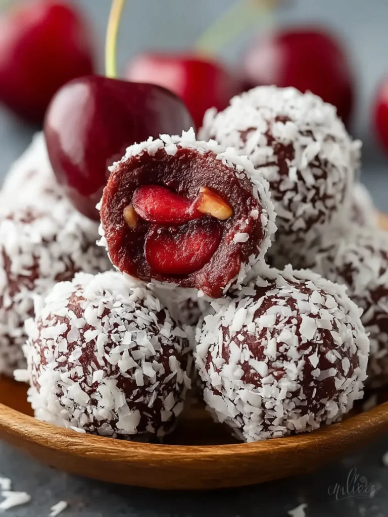 Easy No-Bake Cherry Bourbon Balls First Image
