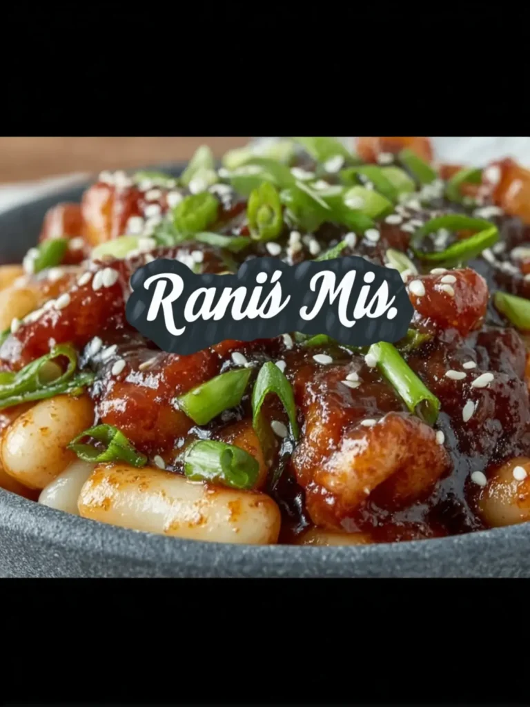 Sweet and Savory Honey Butter Tteokbokki in 10 Minutes First Image