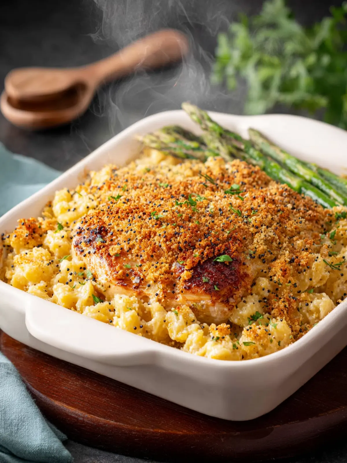 Poppy Seed Chicken Casserole First Image