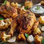 Oven Baked Chicken and Cauliflower First Image
