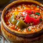 Delicious Crock Pot Stuffed Pepper Soup Recipe to Savor First Image