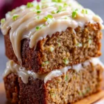 Apple Zucchini Bread with Brown Sugar Frosting First Image