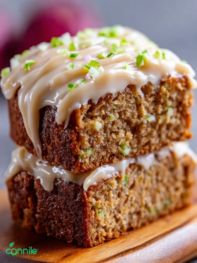 Apple Zucchini Bread with Brown Sugar Frosting First Image