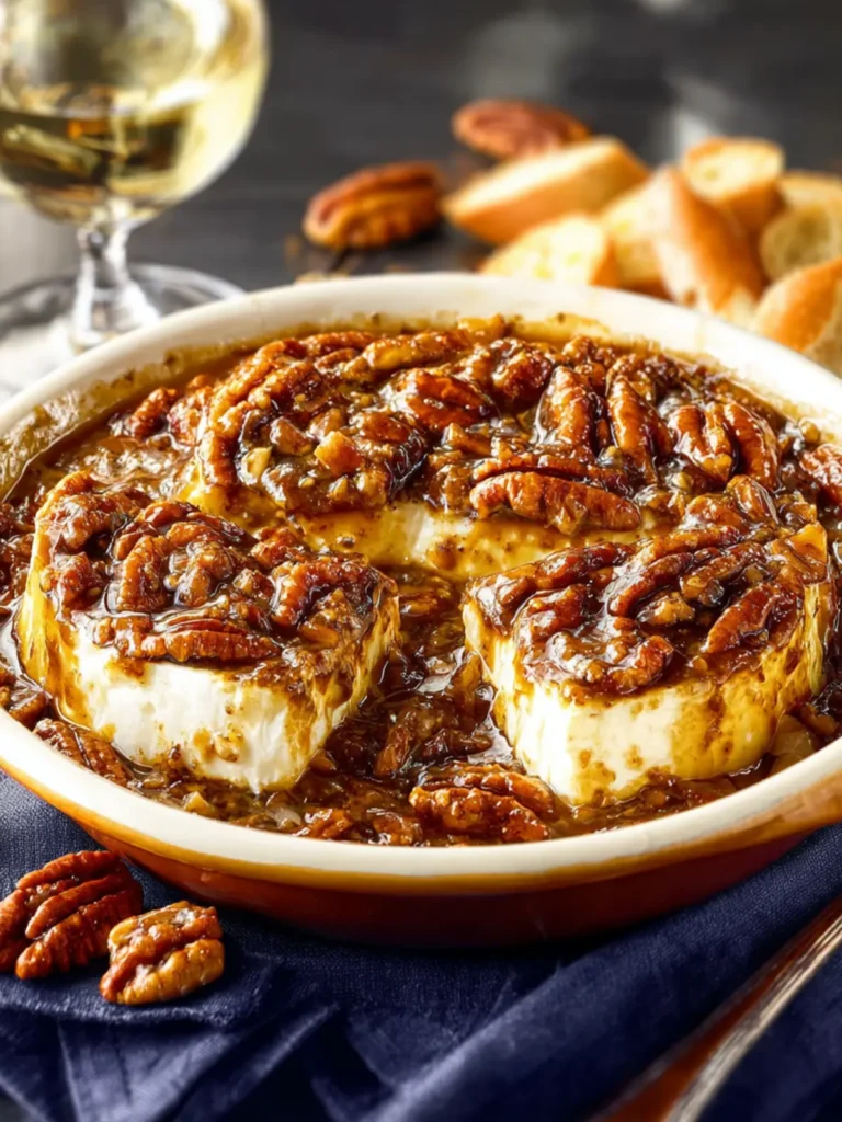 Pecan Pie Baked Goat Cheese First Image
