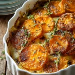 Irresistible Scalloped Sweet Potatoes Brown Sugar Recipe First Image