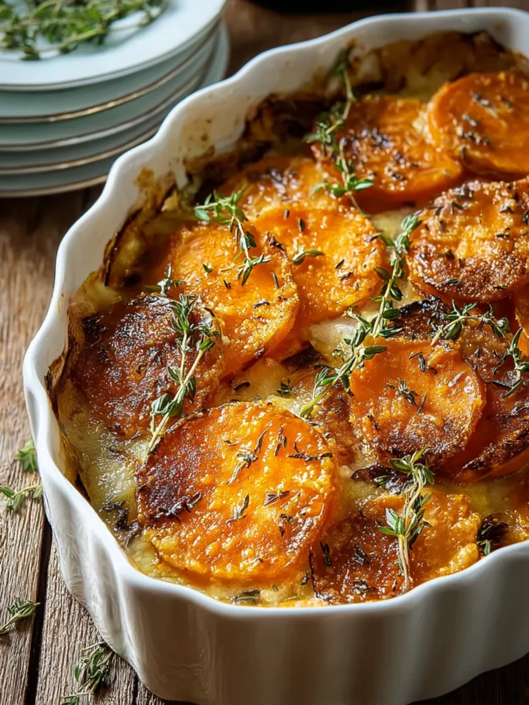 Irresistible Scalloped Sweet Potatoes Brown Sugar Recipe First Image