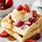 Gluten Free Waffles Recipe First Image