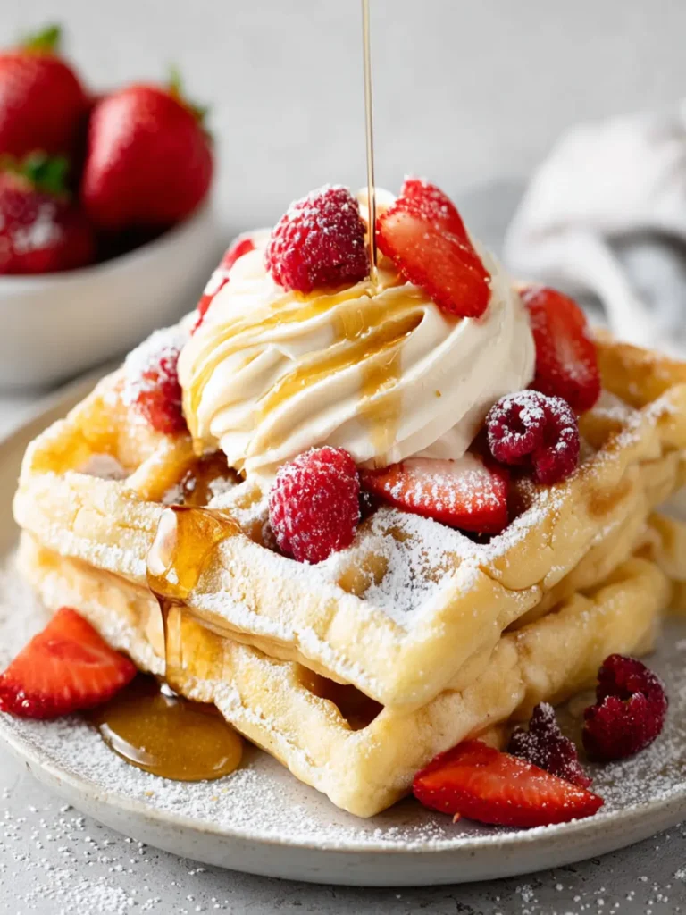 Gluten Free Waffles Recipe First Image