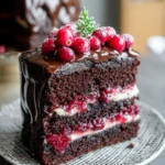 Chocolate Cranberry Cake First Image