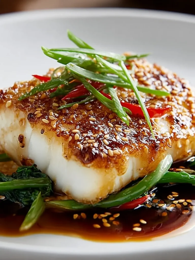 Irresistible Ginger Soy Glazed Halibut Recipe You’ll Love First Image