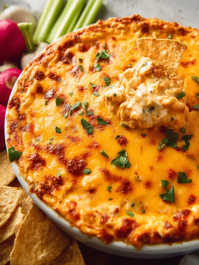 Healthy Buffalo Chicken Dip First Image