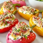 Everything Bagel Stuffed Mini Peppers First Image