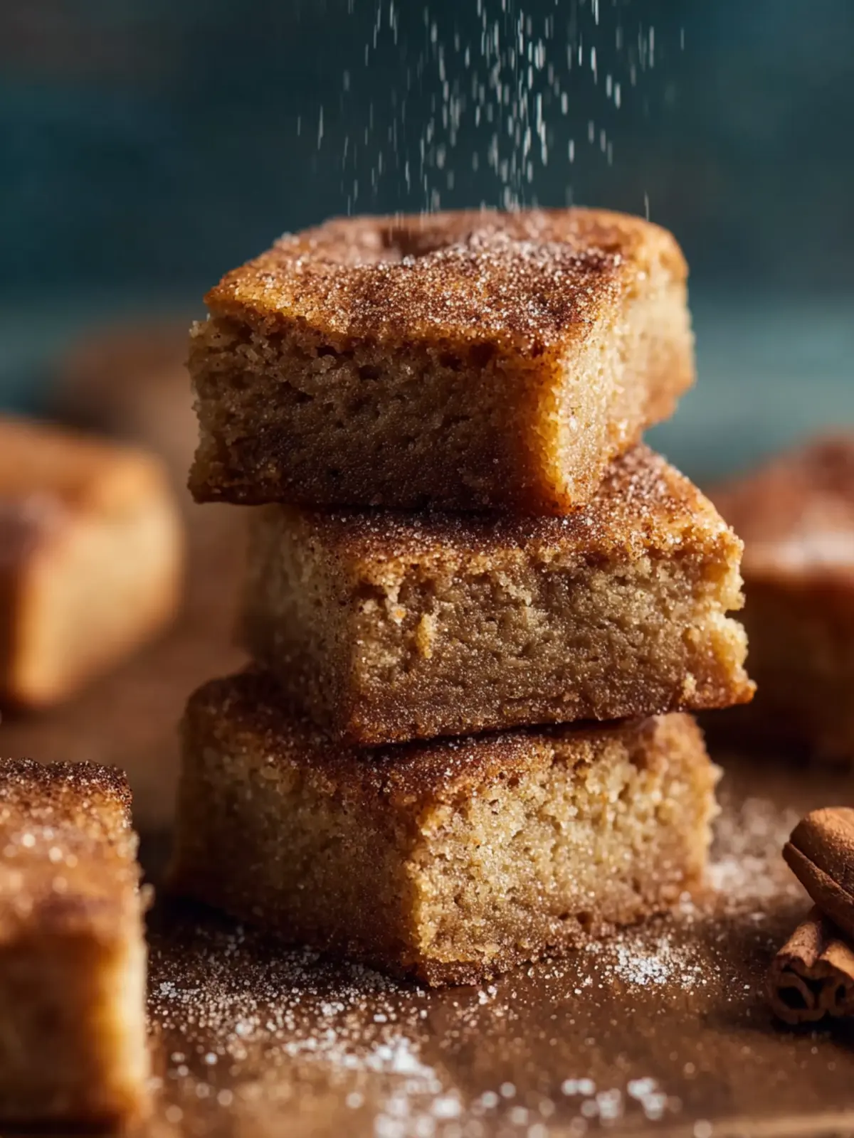 Cinnamon Sugar Blondies First Image