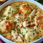 Slow Cooker Chicken and Dumplings First Image