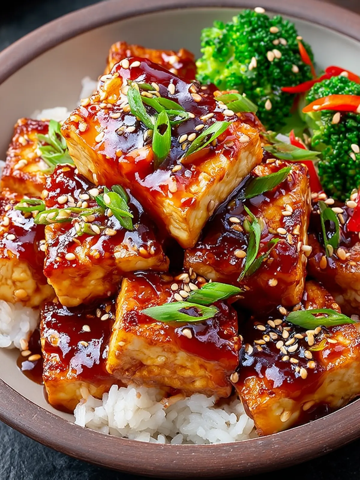 Irresistible Korean BBQ Tofu with Sesame Glaze Recipe First Image