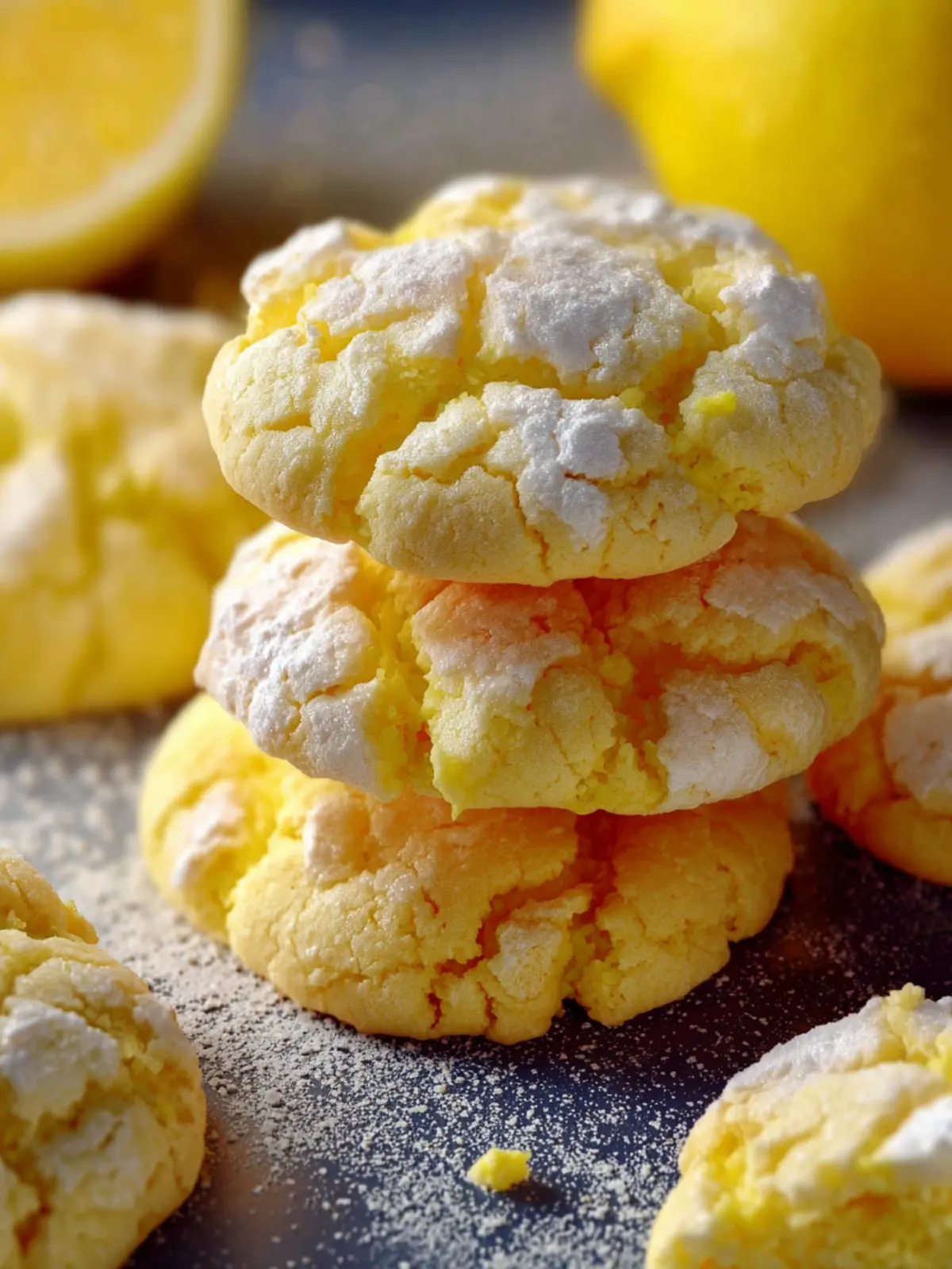 Delicious Lemon Gooey Butter Cookies First Image