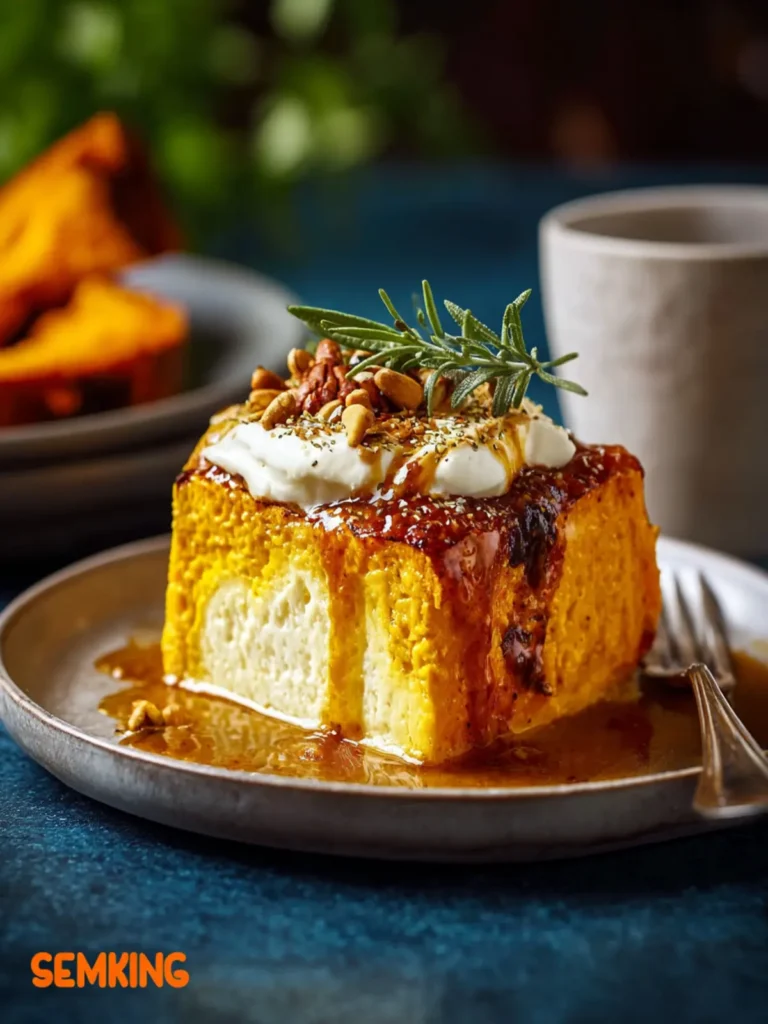 Pumpkin Cottage Cheese Bake First Image