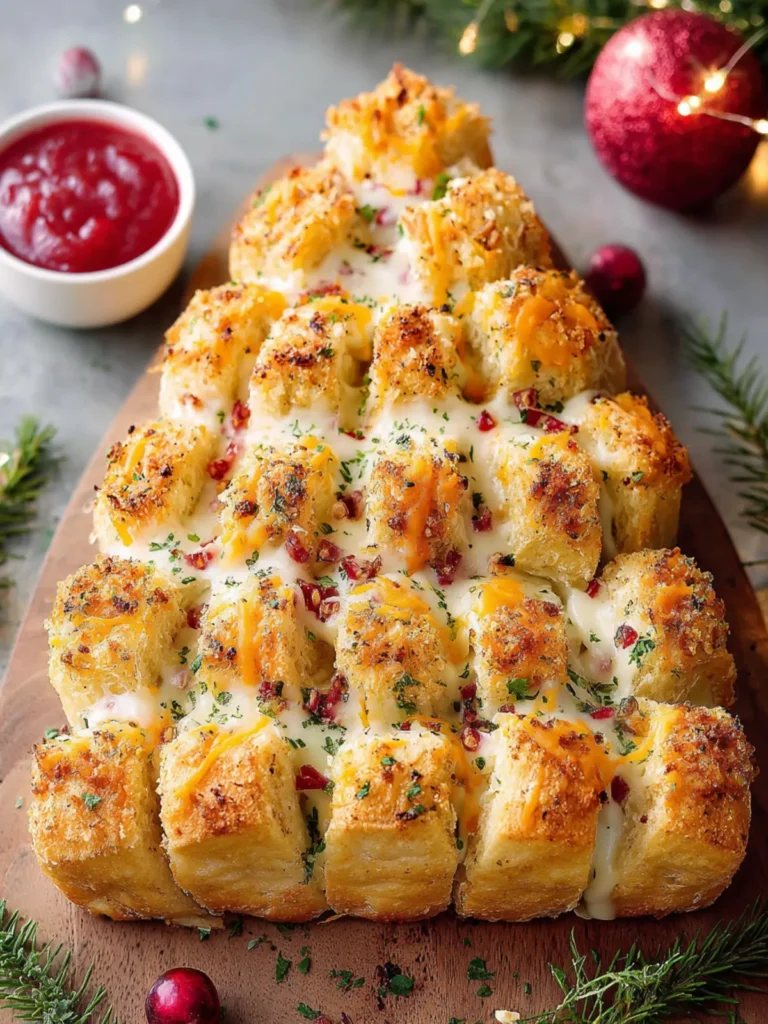 Christmas Tree Pull Apart Bread First Image