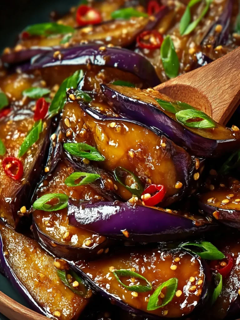 Irresistible Sticky Garlic Eggplant Recipe for Everyone First Image