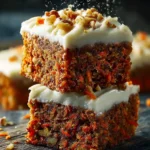 Decadent Carrot Cake Bars: Indulge in This Easy Recipe! First Image