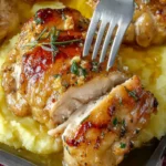 Slow Cooker Garlic Butter Chicken First Image