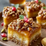 Indulge in Tahini-Honey Baklava Bars: Sweet & Crunchy Delight First Image