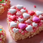 Sweet Heart Shaped Valentine’s Rice Krispies Recipe First Image