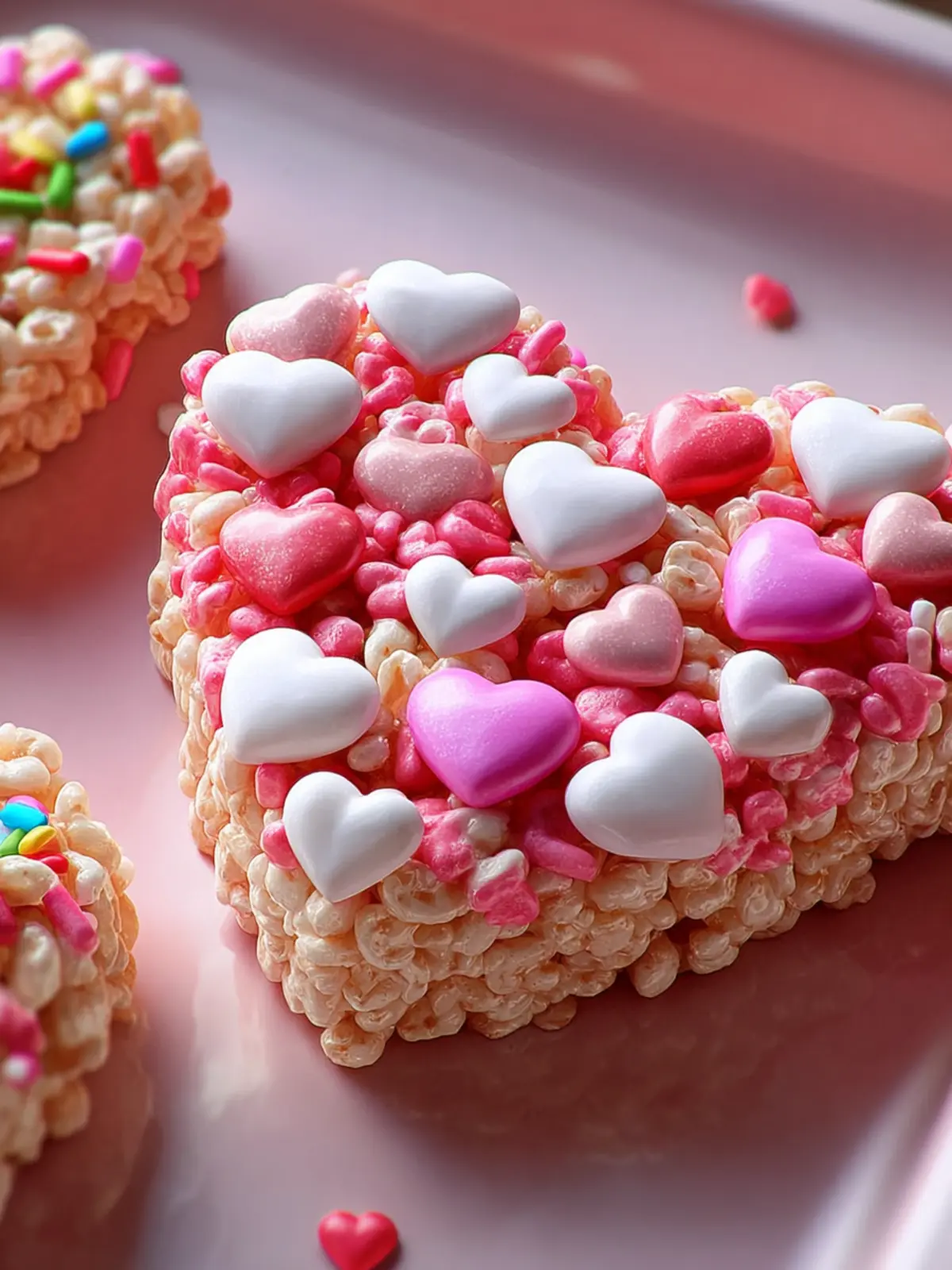 Sweet Heart Shaped Valentine’s Rice Krispies Recipe First Image