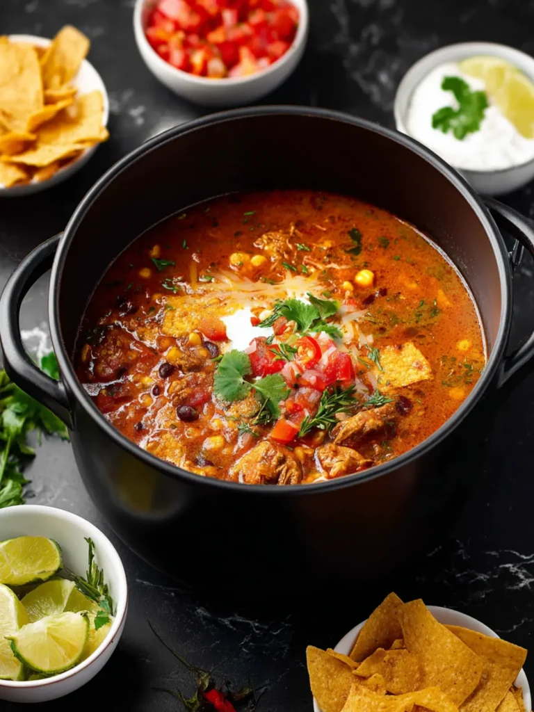The Best Taco Soup Recipe First Image