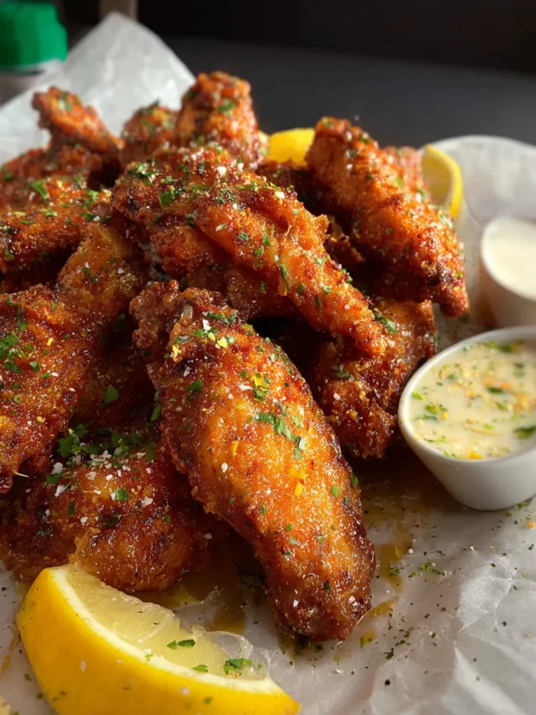 Crispy Lemon Pepper Wings First Image