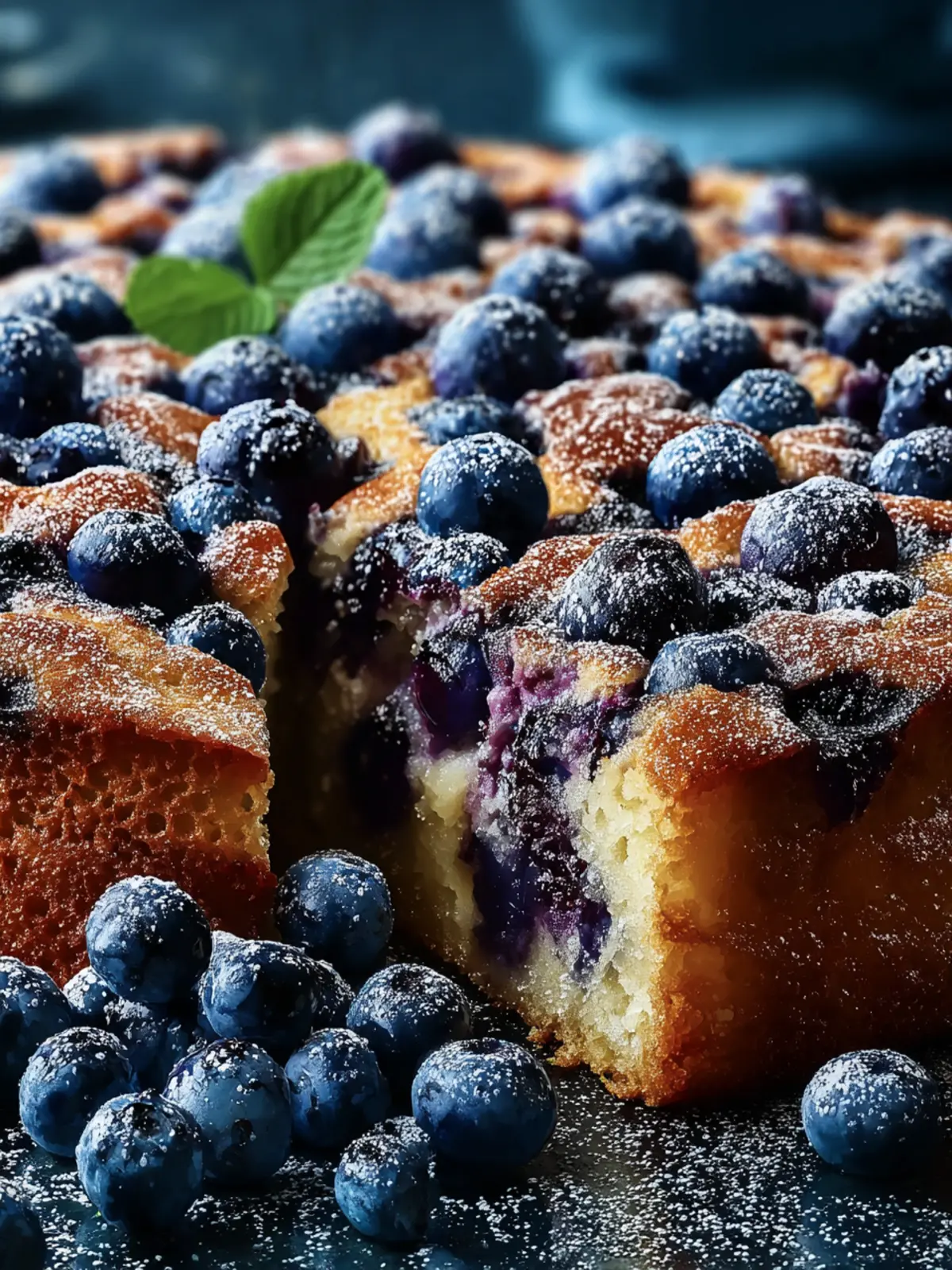 Irresistible Blueberry Ricotta Cake Recipe for Summer Bliss First Image
