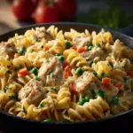 Quick Chicken Pot Pie Pasta First Image