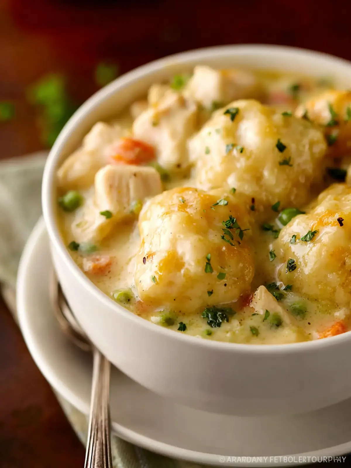 Easy Chicken and Dumplings with Canned Biscuits First Image