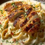Grilled Chicken Alfredo Pasta First Image