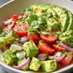 Refreshing Avocado Salad with Cilantro Lime Dressing First Image