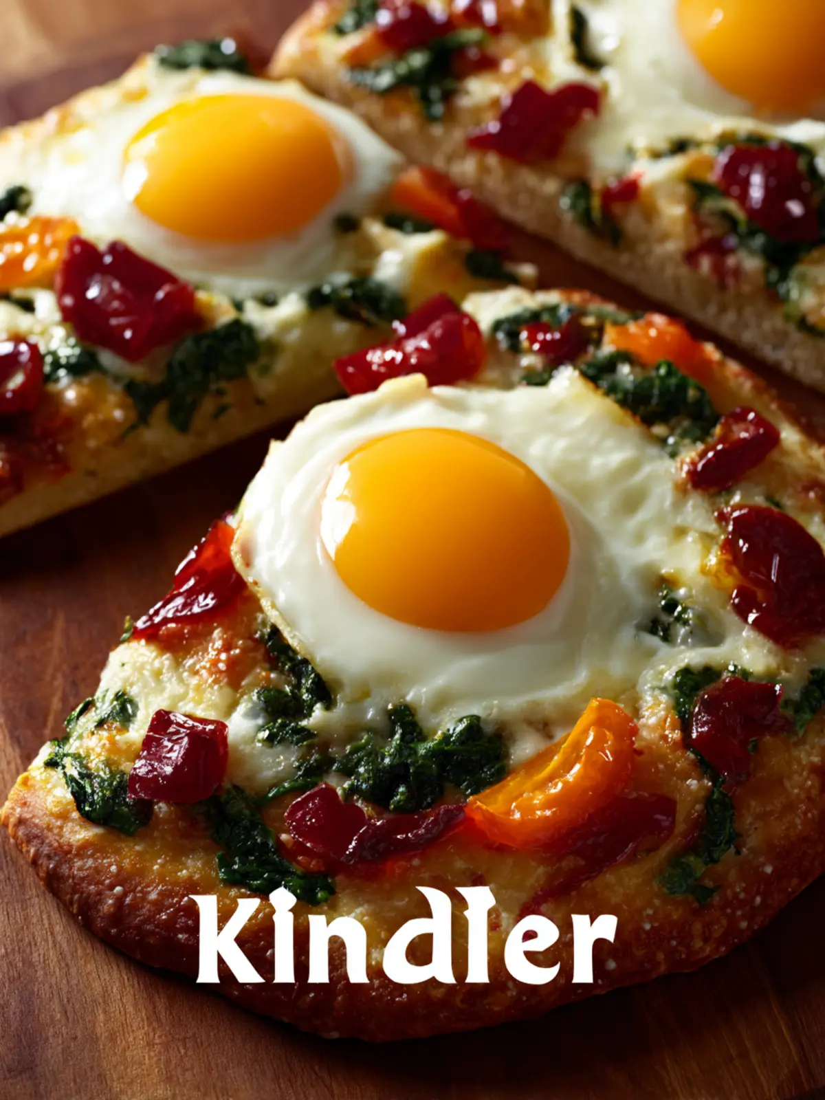 Savory Spinach Tomato & Egg Pizzas for Effortless Meals First Image