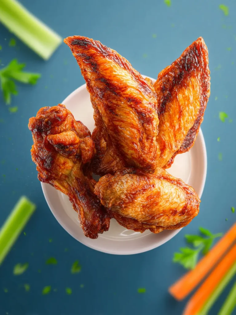 Air Fryer Frozen Chicken Wing First Image