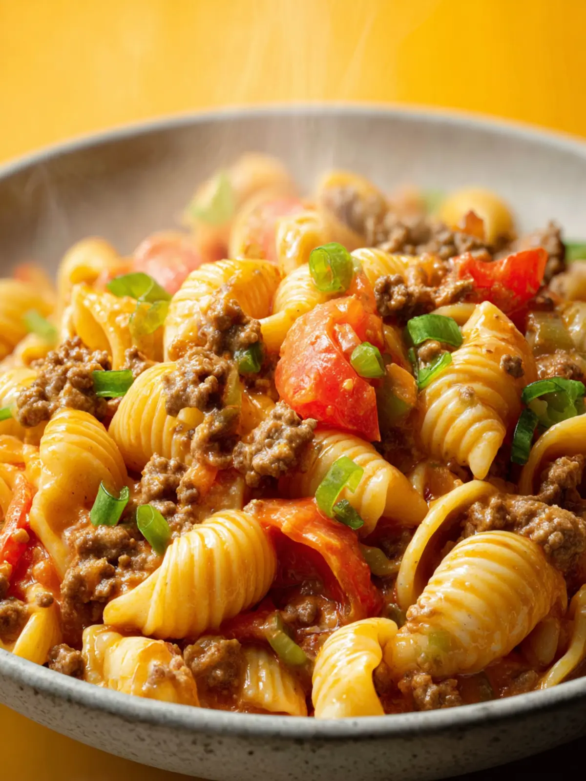 Easy Cheesy Taco Pasta First Image