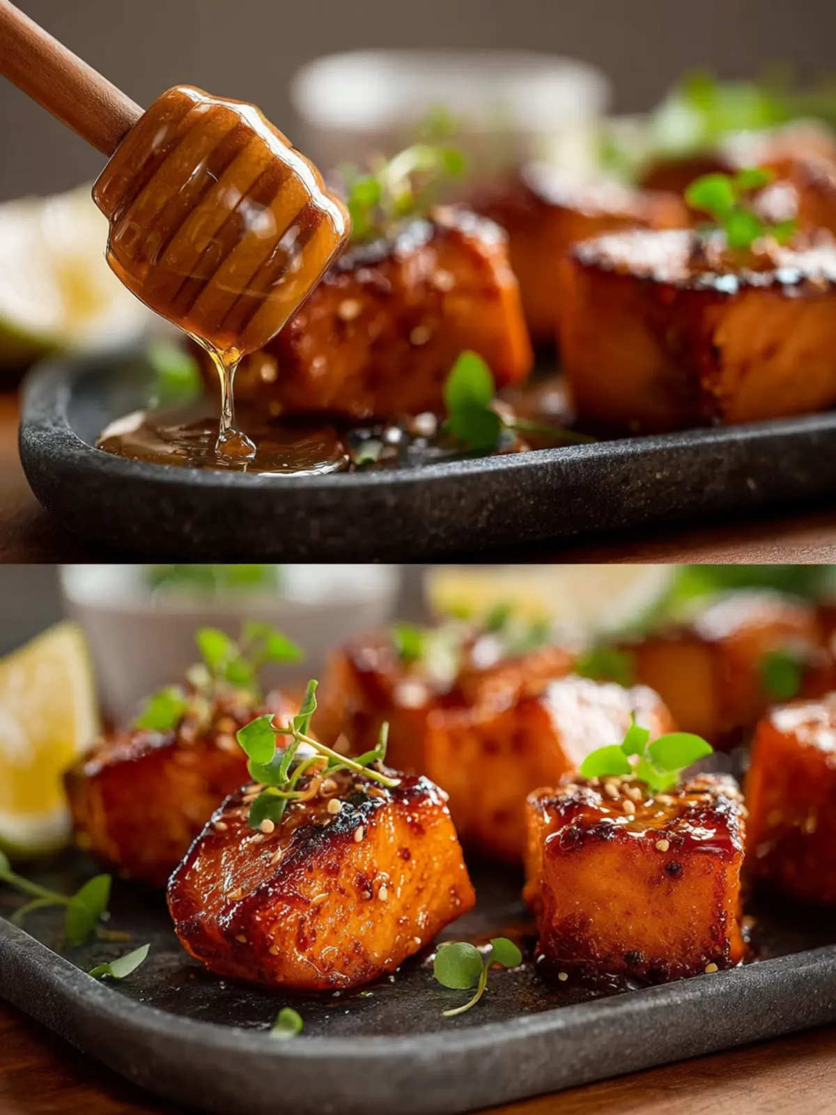 Crispy Hot Honey Salmon Bites: An Easy Recipe First Image