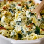 Spinach and Artichoke Tortellini Bake First Image