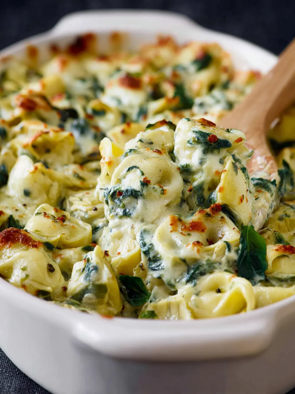Spinach and Artichoke Tortellini Bake First Image
